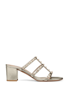 Valentino Garavani Rockstud Metallic Mules