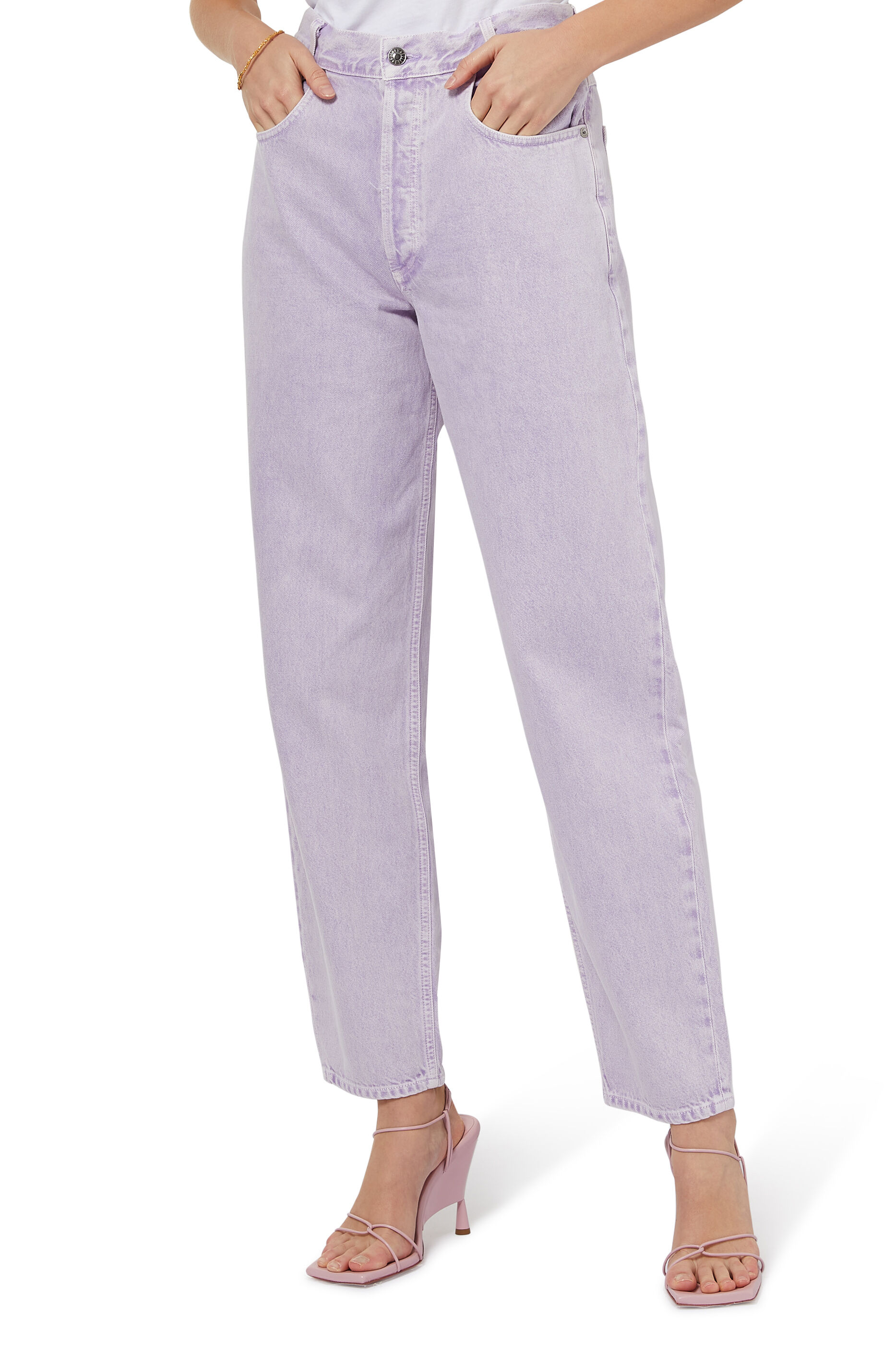 Buy Agolde Tapered Baggy Jeans - Womens 
