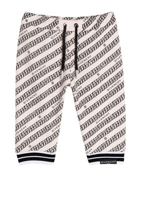 Pattern Print Sweatpants