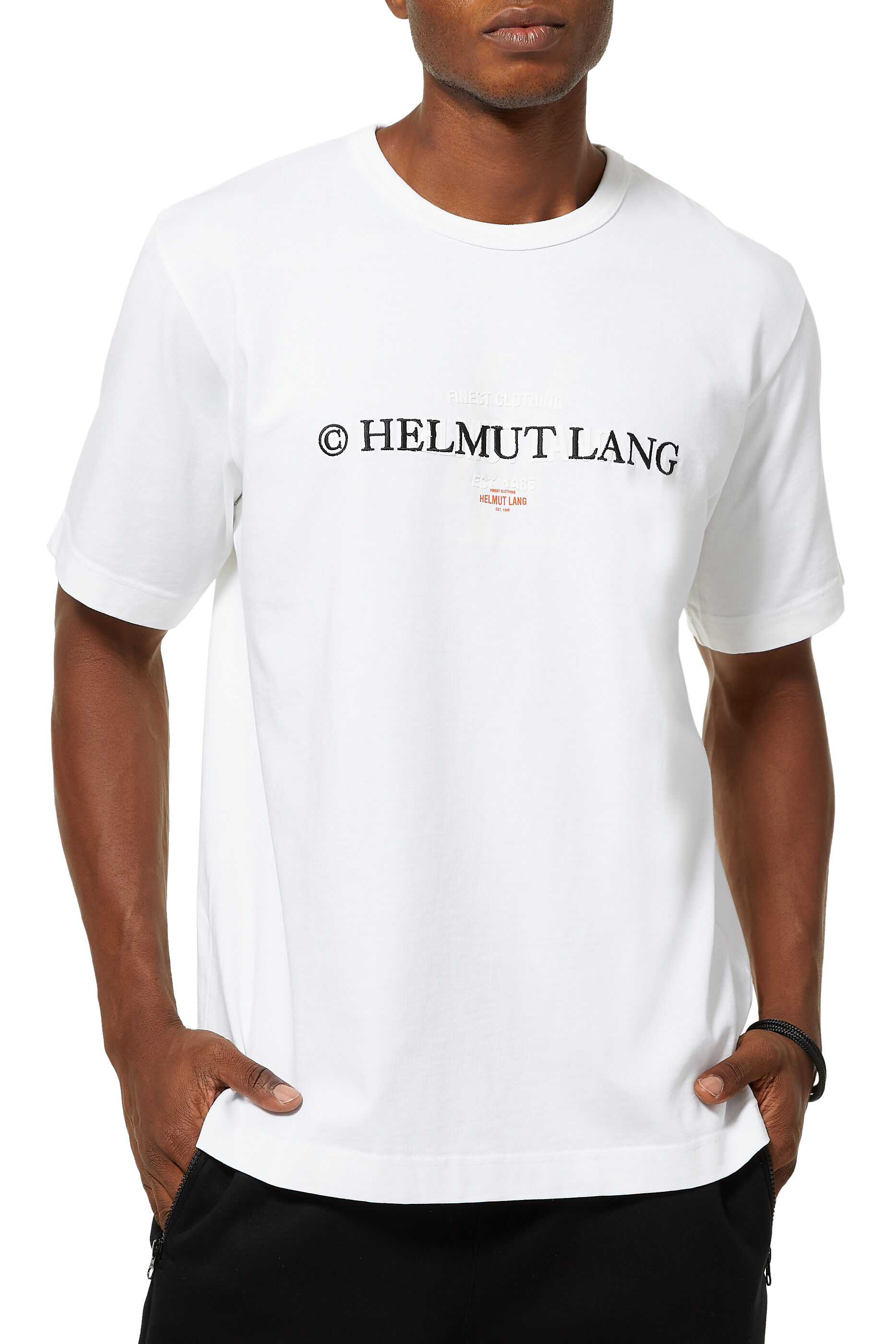 Helmut Lang Plain Logo T-Shirt - Mens 