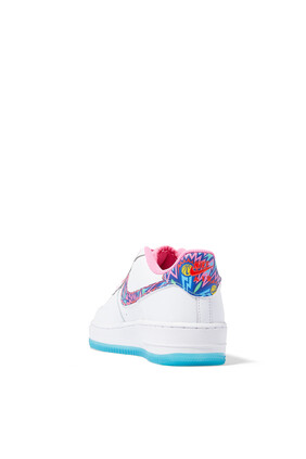 Big Kids Air Force 1 Leather Sneakers
