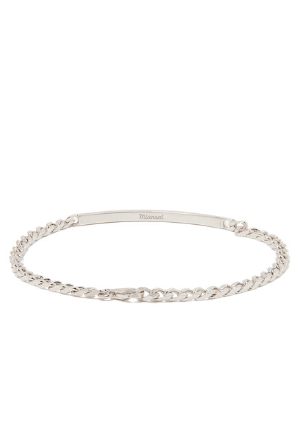 ID Chain Silver Bracelet