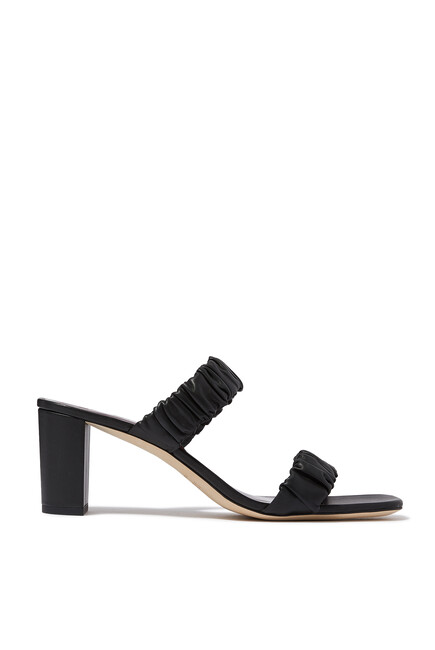 Frankie Ruched Mules Frankie Ruched Mules
