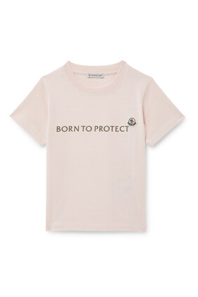 Born to Protect Embroidered T-Shirt