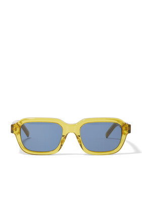 Rectangular Transparent Sunglasses