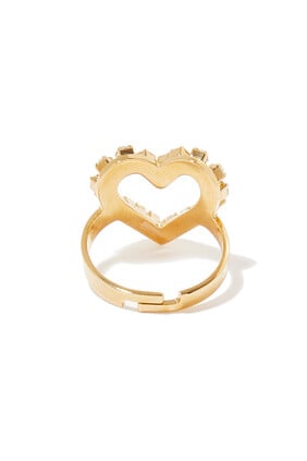 Betty Heart Embellished Ring