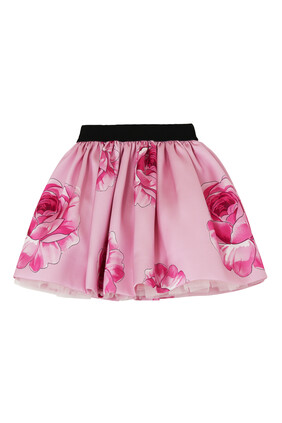 Rose Printed Skirt