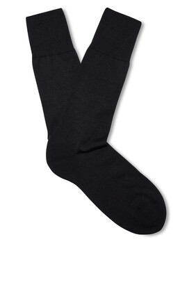Merino Wool and Silk-Blend Socks