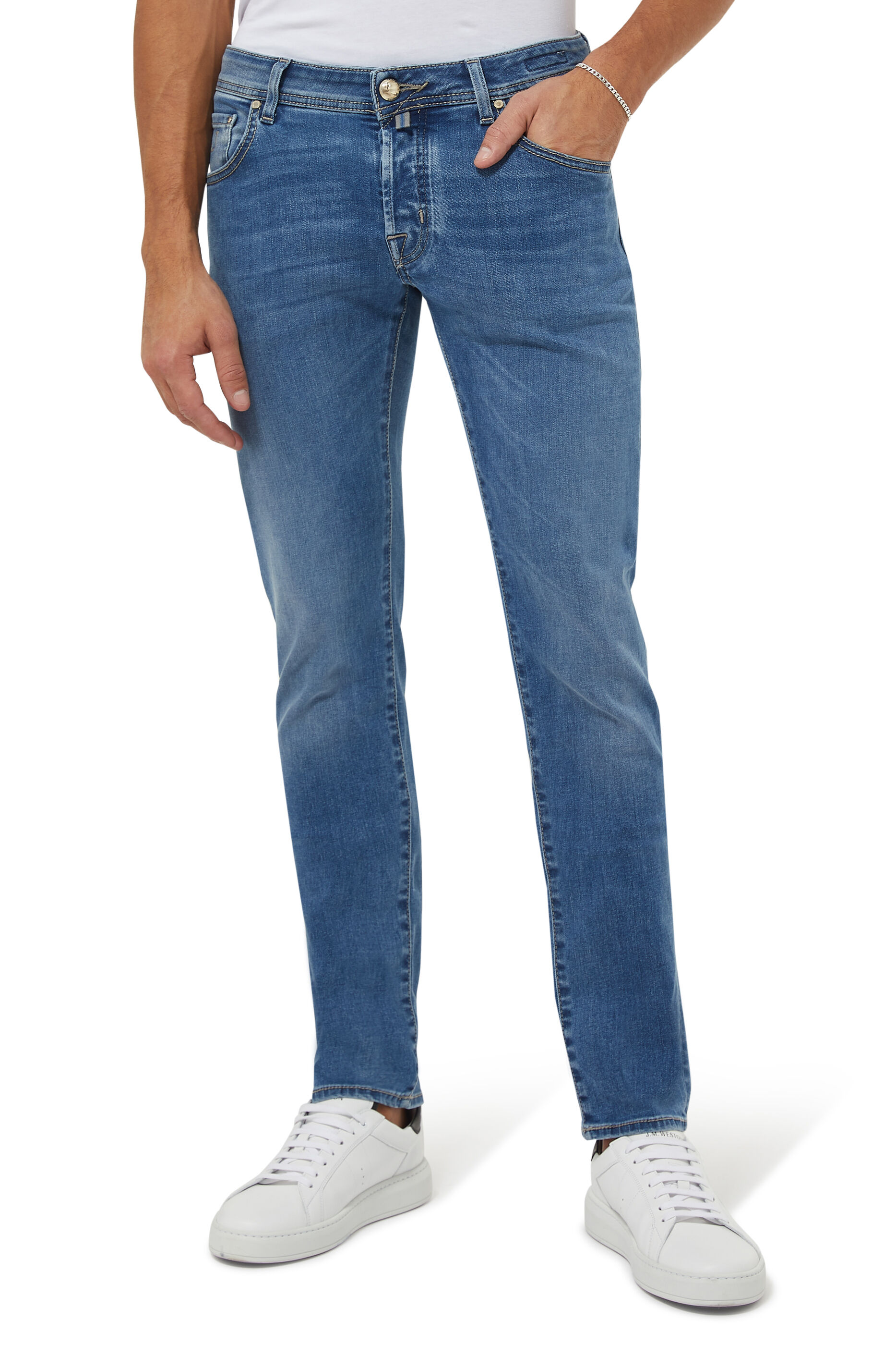 Buy Jacob Cohen Nick Slim Fit Jeans - Mens for QAR 1170.00 Jeans |  Bloomingdale's UAE