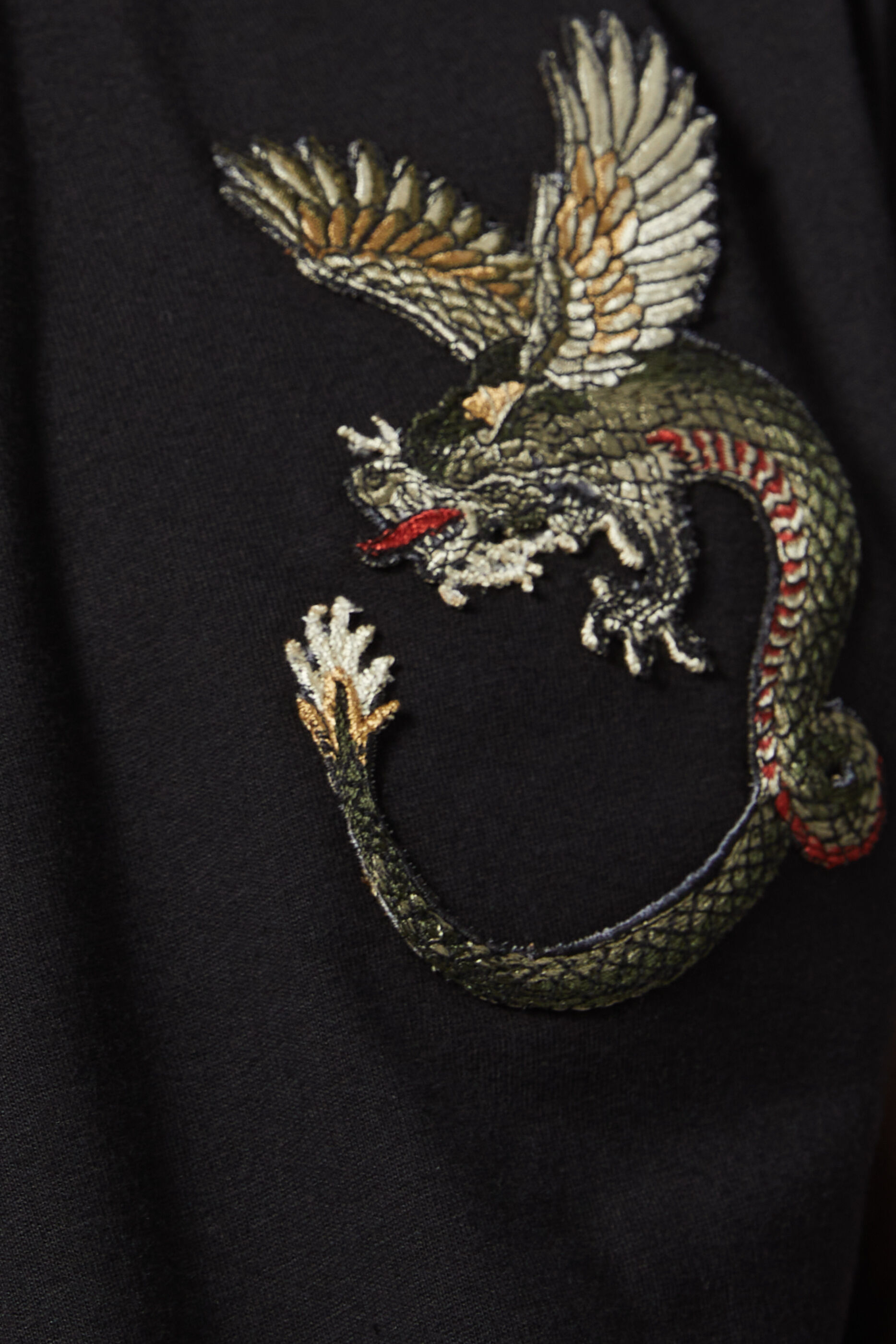 Buy Alexander McQueen Dragon Print T 