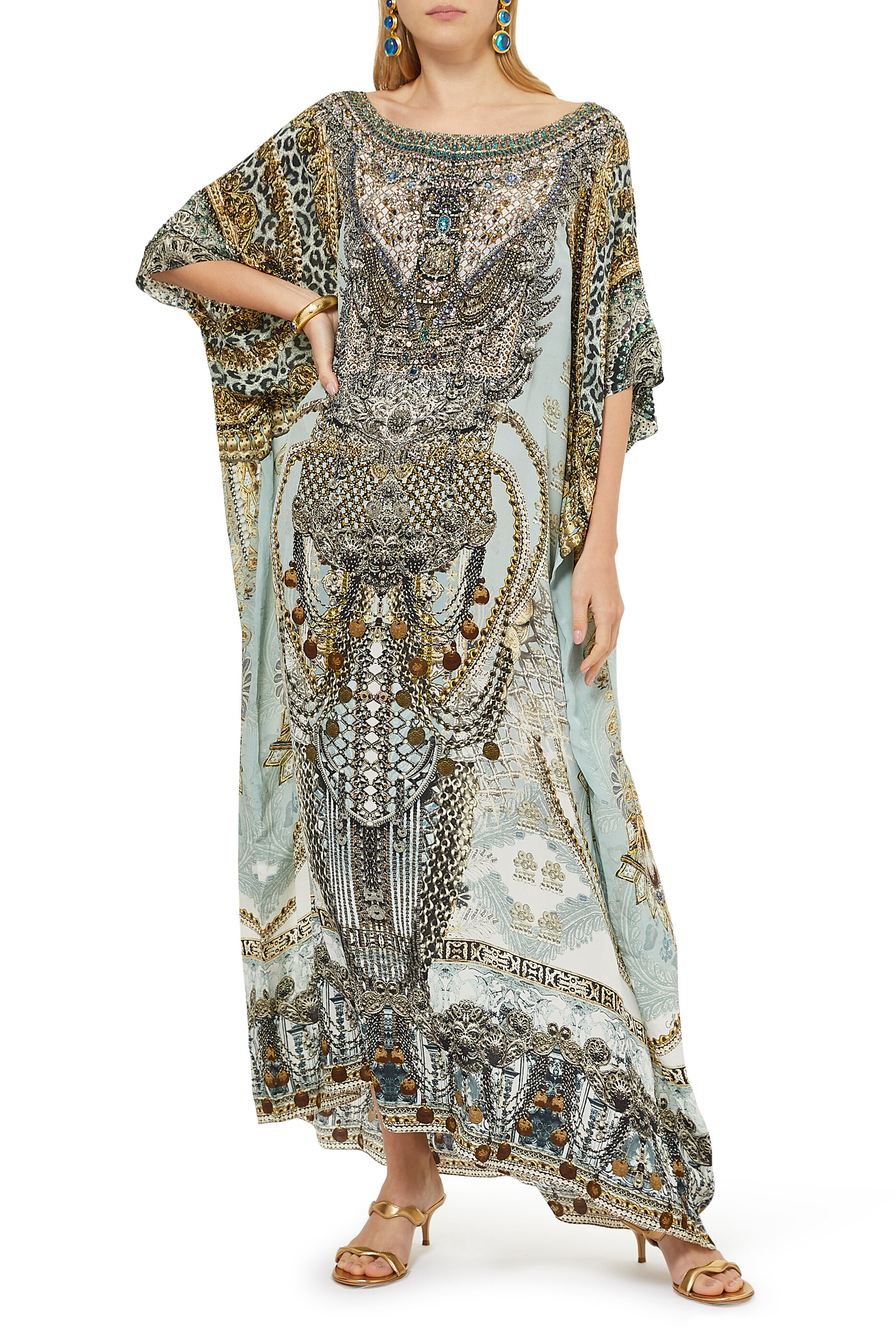 Espiritu Round Neck Kaftan - Womens 