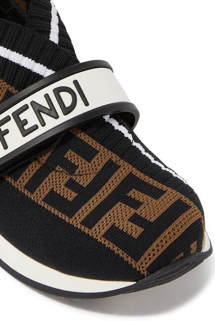 FF Logo Velcro Sneakers