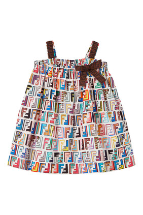 Poplin FF Logo Dress