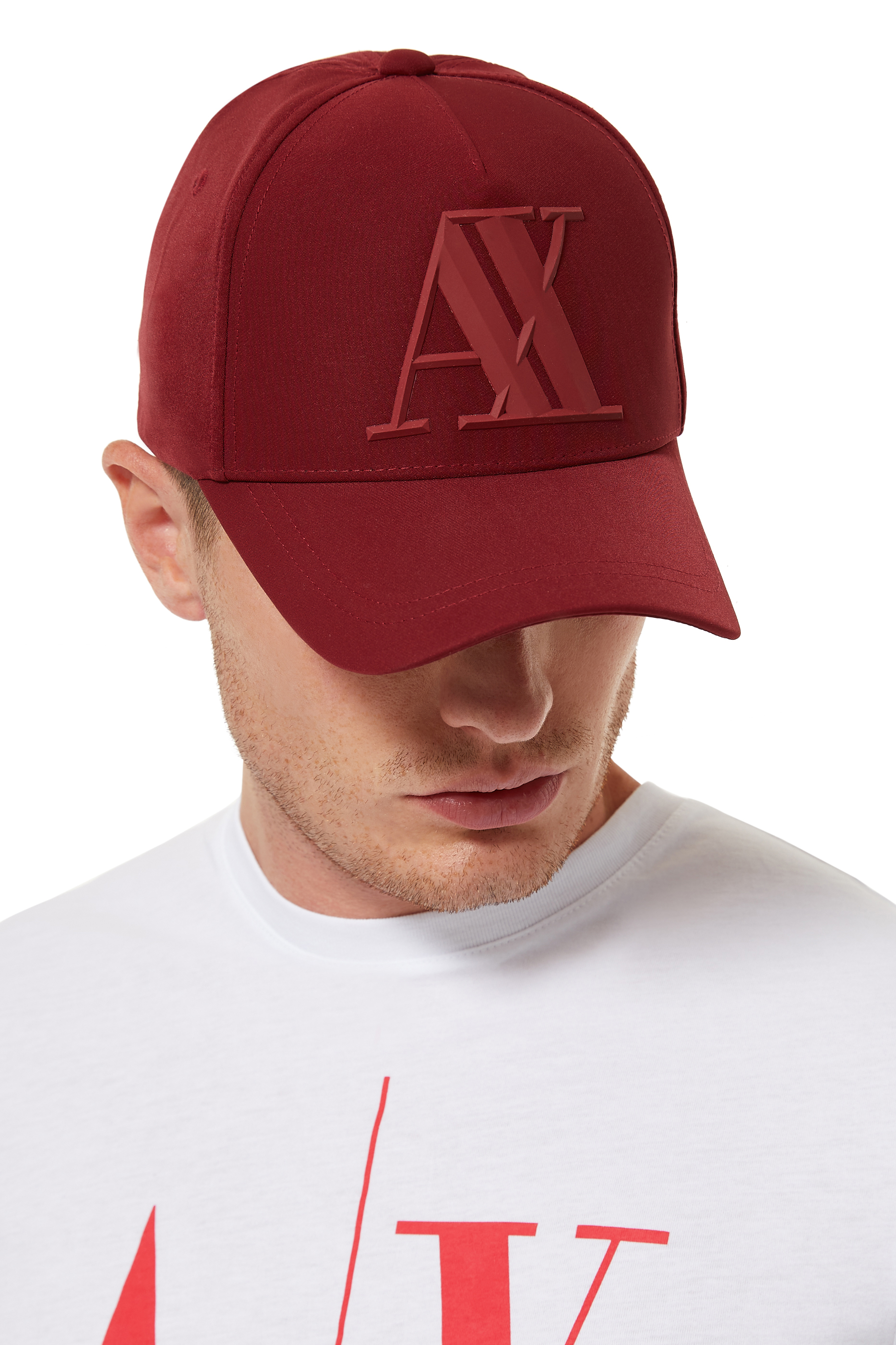 Buy Armani Exchange Rubber Logo Baseball Cap for Mens | Bloomingdale's Qatar