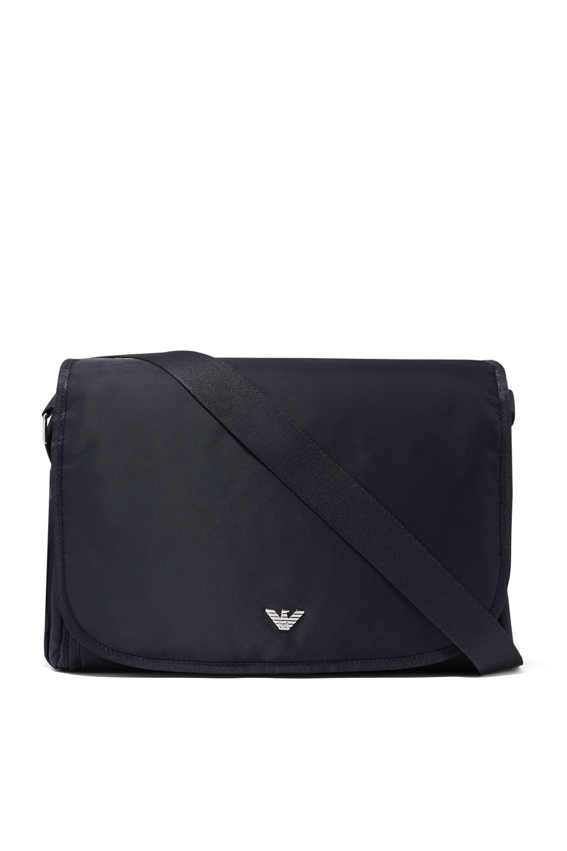 black armani changing bag