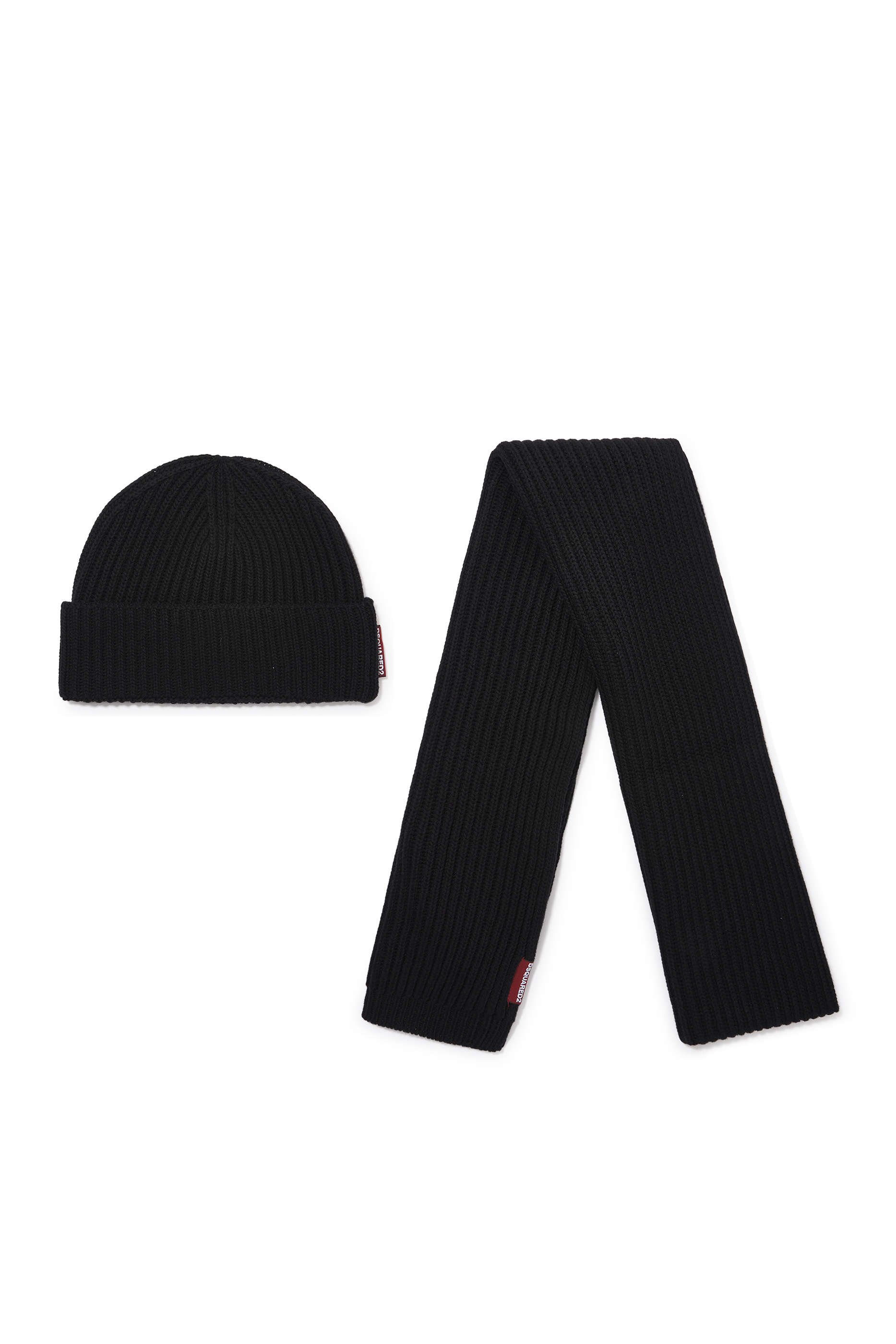 Buy Dsquared2 Knit Hat and Scarf Set 