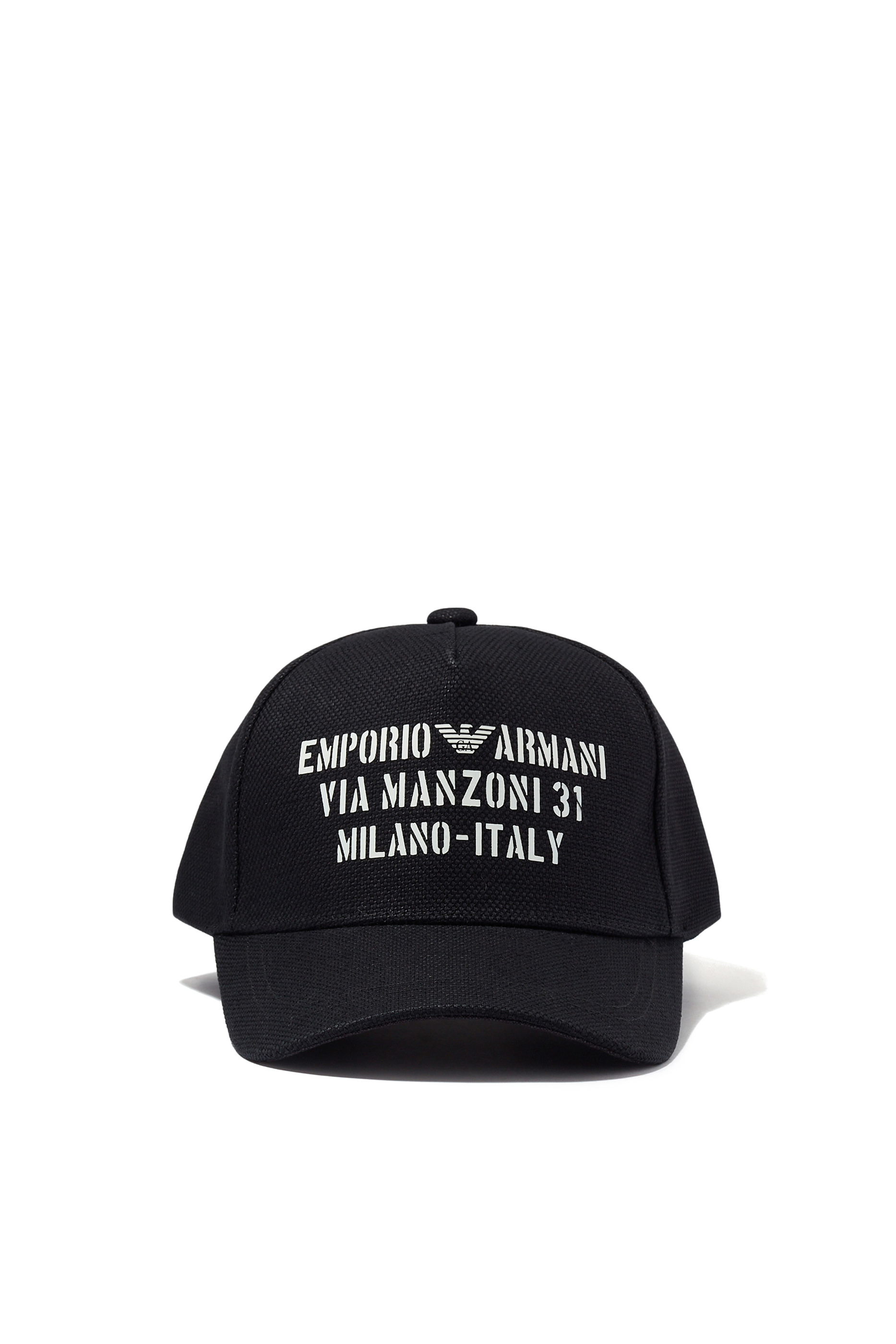 Buy Emporio Armani Via Manzoni 31 Baseball Hat for Mens | Bloomingdale's  Qatar