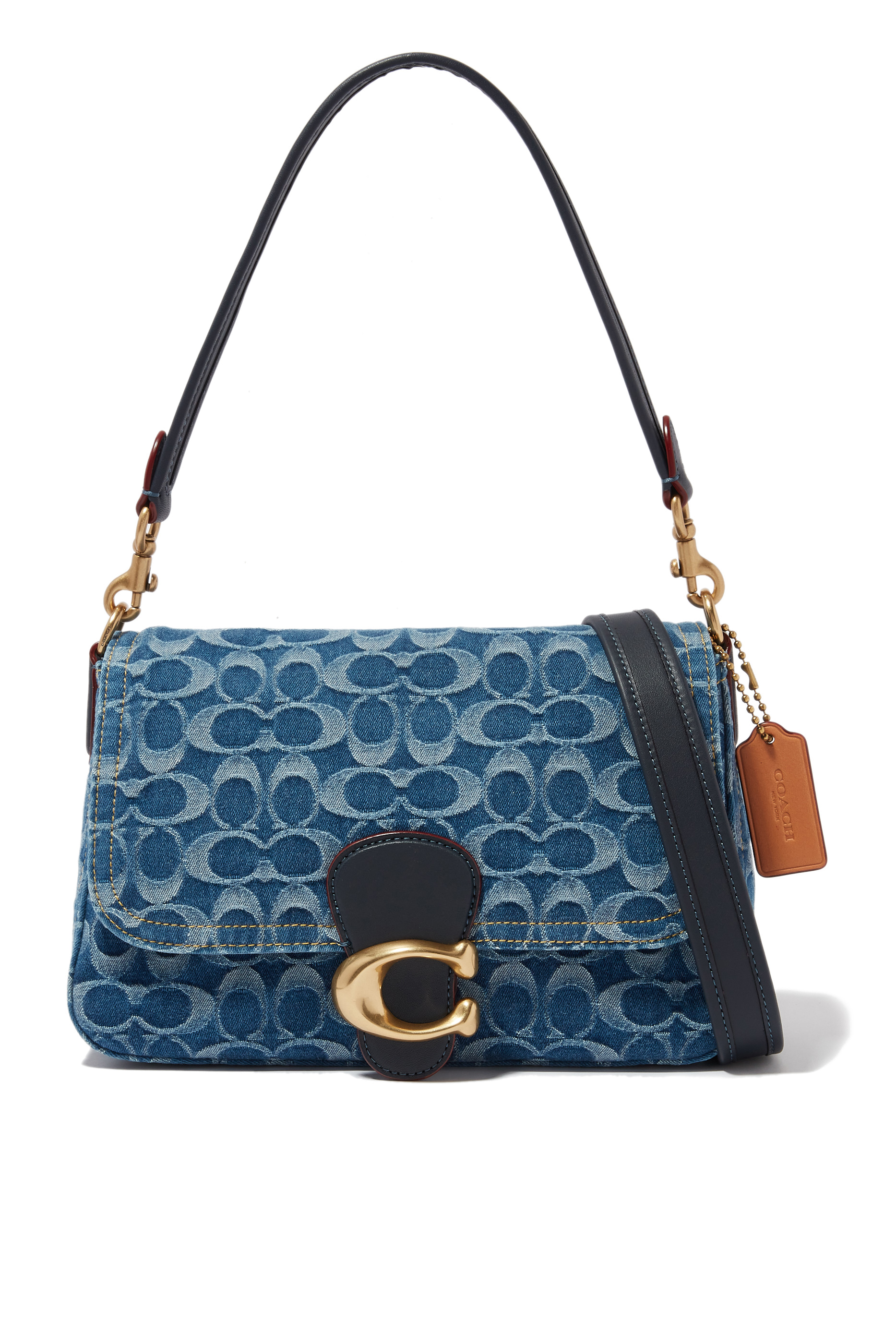 Introducir 117+ imagen coach tabby denim Abzlocal.mx
