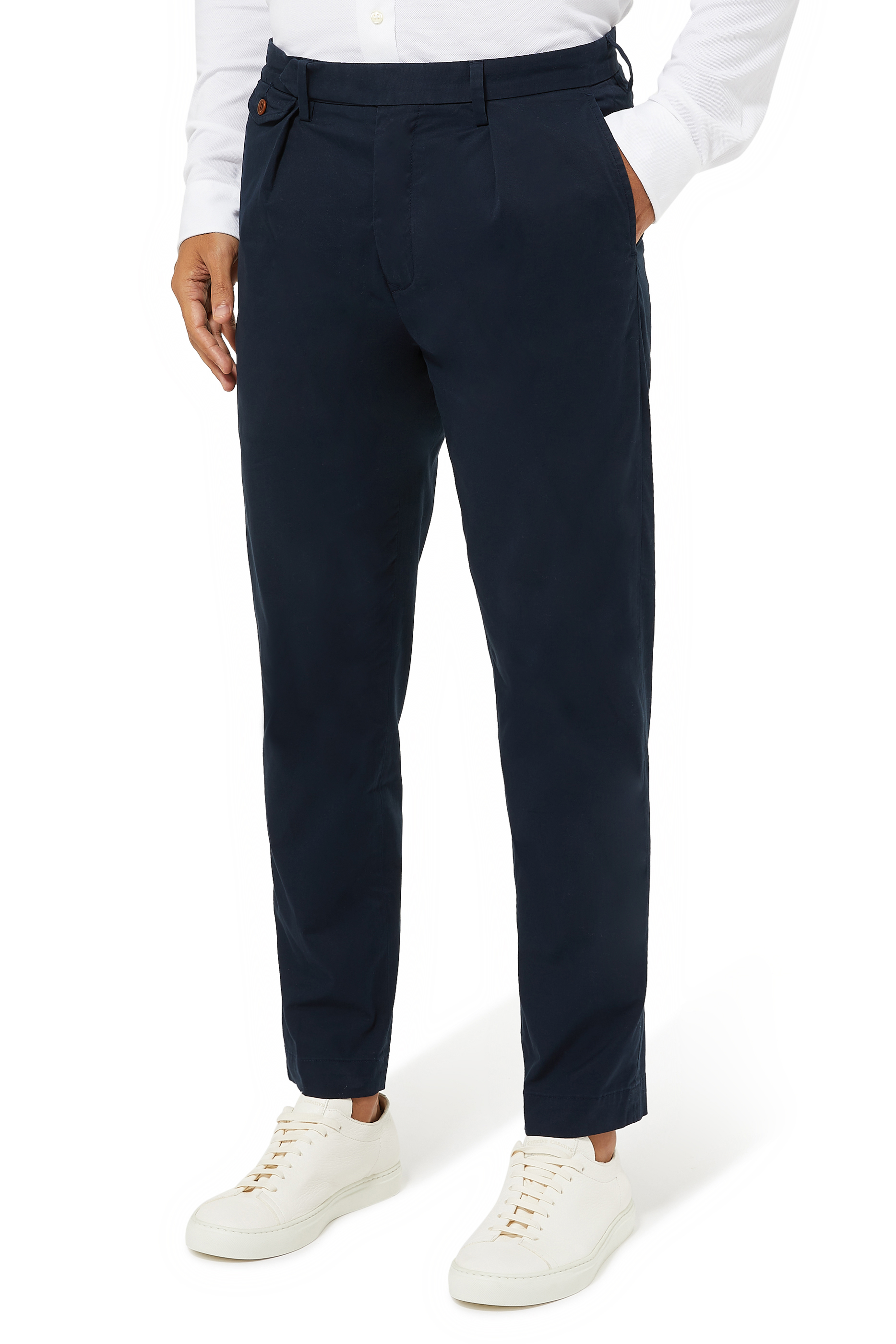 Buy Polo Ralph Lauren Cotton Pleated Pants for Mens | Bloomingdale's Qatar
